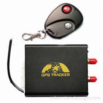 Car GPS Tracker, Fuel and Temperature Sensor, SD Card Slot with 12-24V DC Input Power